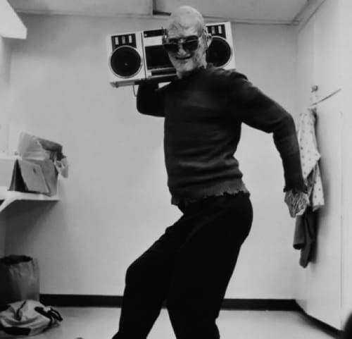 Freddy Krüger with Ghettoblaster
