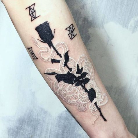 Black And White Snake Tattoos von Mirko Sata