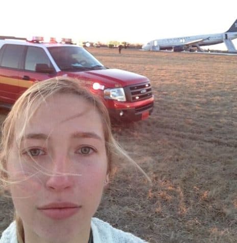 Plane Crash Selfie