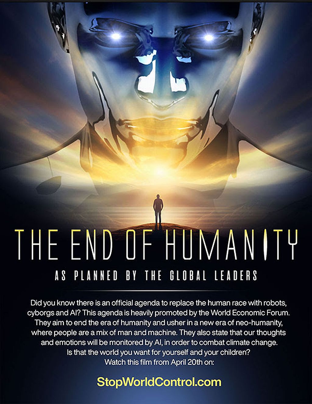 Das Ende der Menschlichkeit - Wie von den globalen Führern geplant